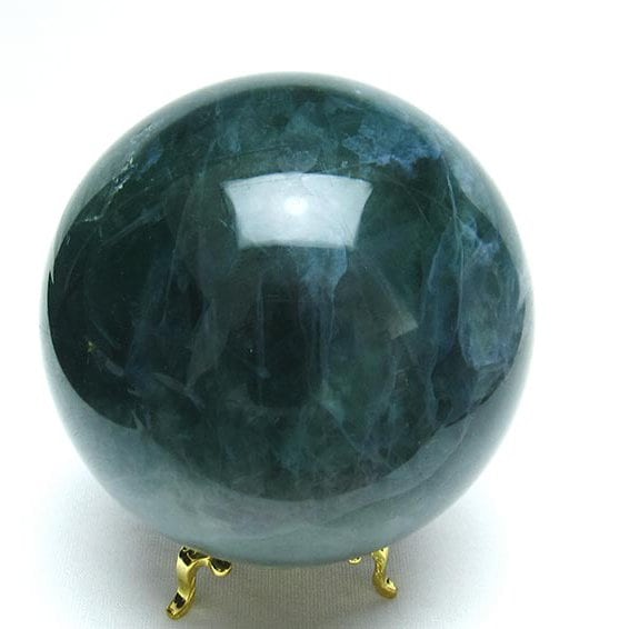 1.1Kg フローライト 丸玉 86mm 蛍石 スフィア 螢石 一点物  151-6557