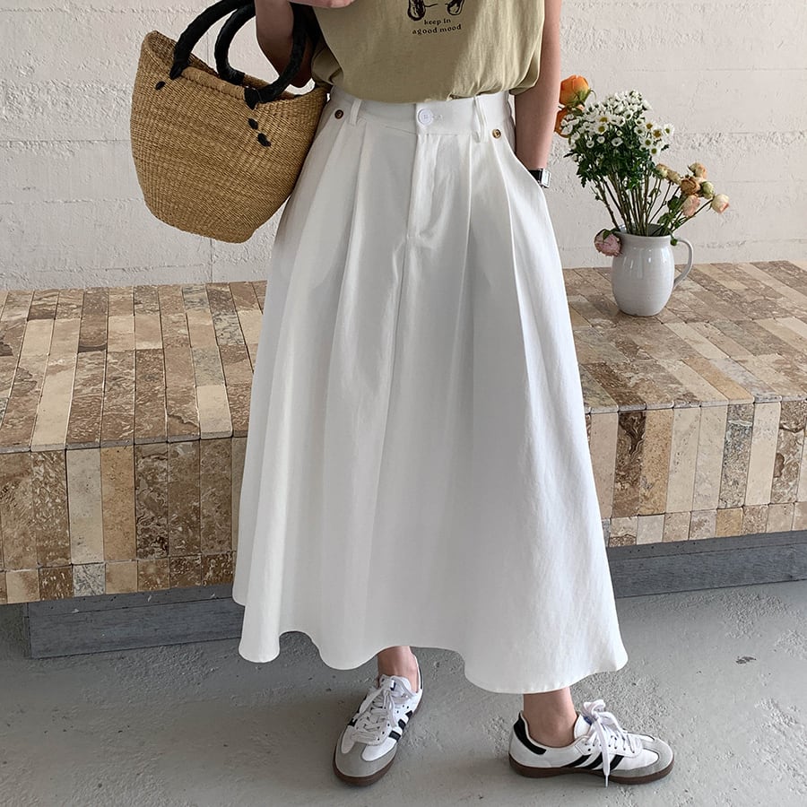 【bottoms】ハイウエストスカート M33007