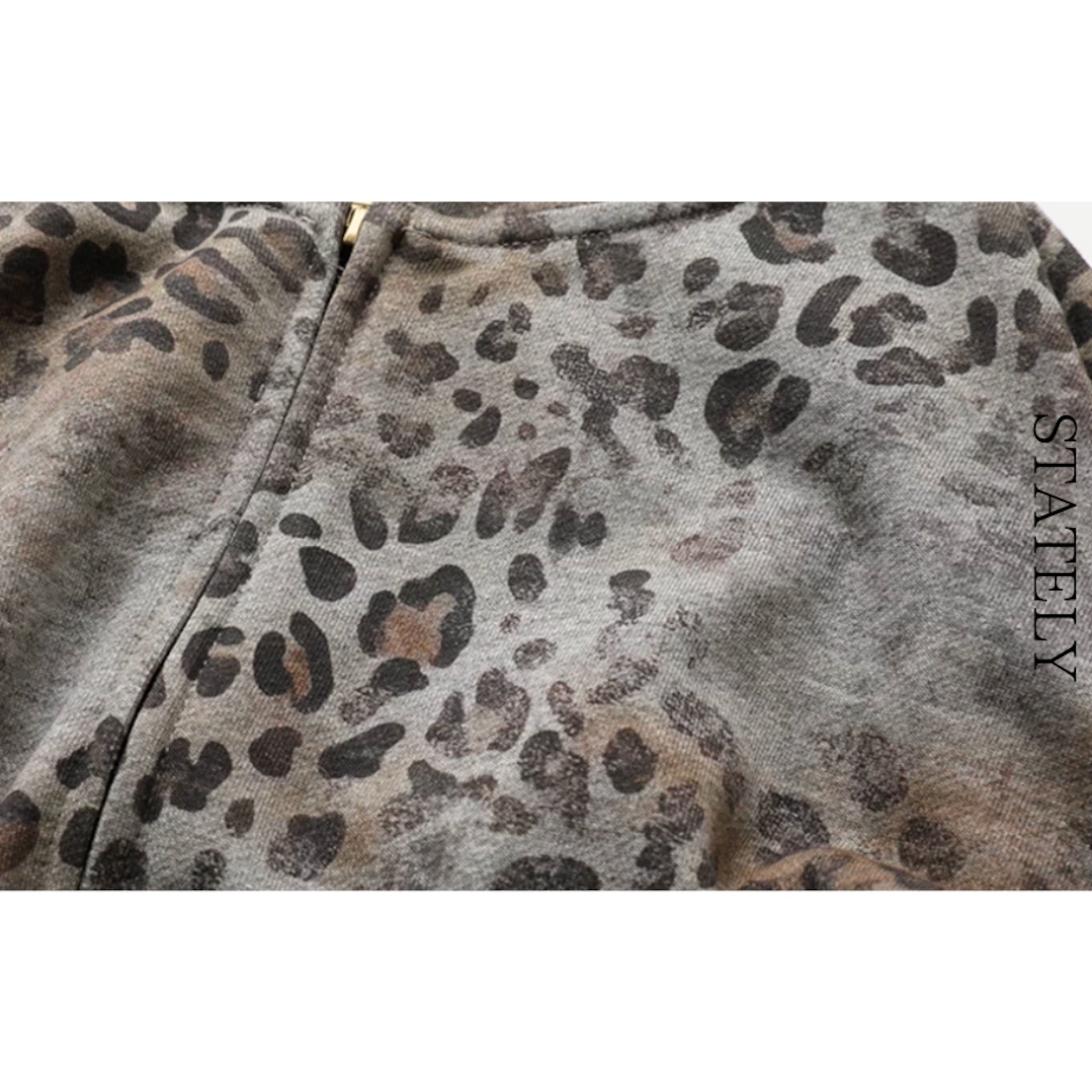 Vintage Leopard ジップパーカー_T53・画像7
