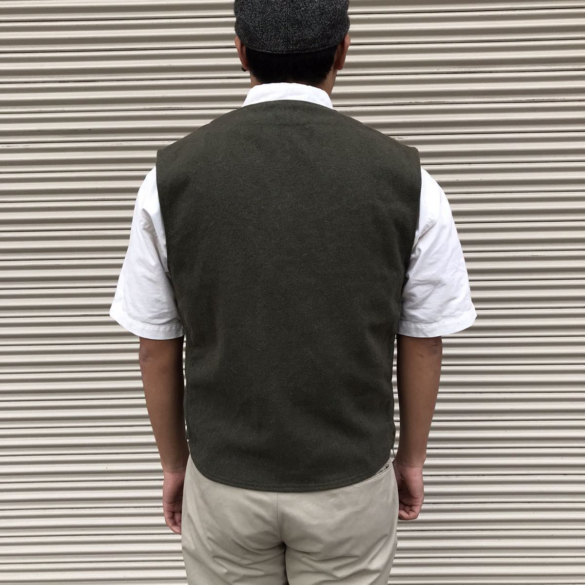 60s French Army フランス軍 実物 ミリタリー ウールベスト ライナー  