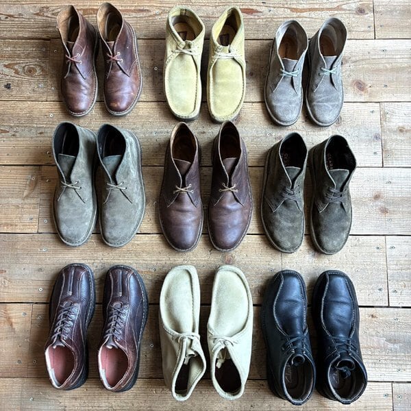 1点物◇クラークスCLARKS革靴レザーシューズ茶スニーカー古着メンズ27