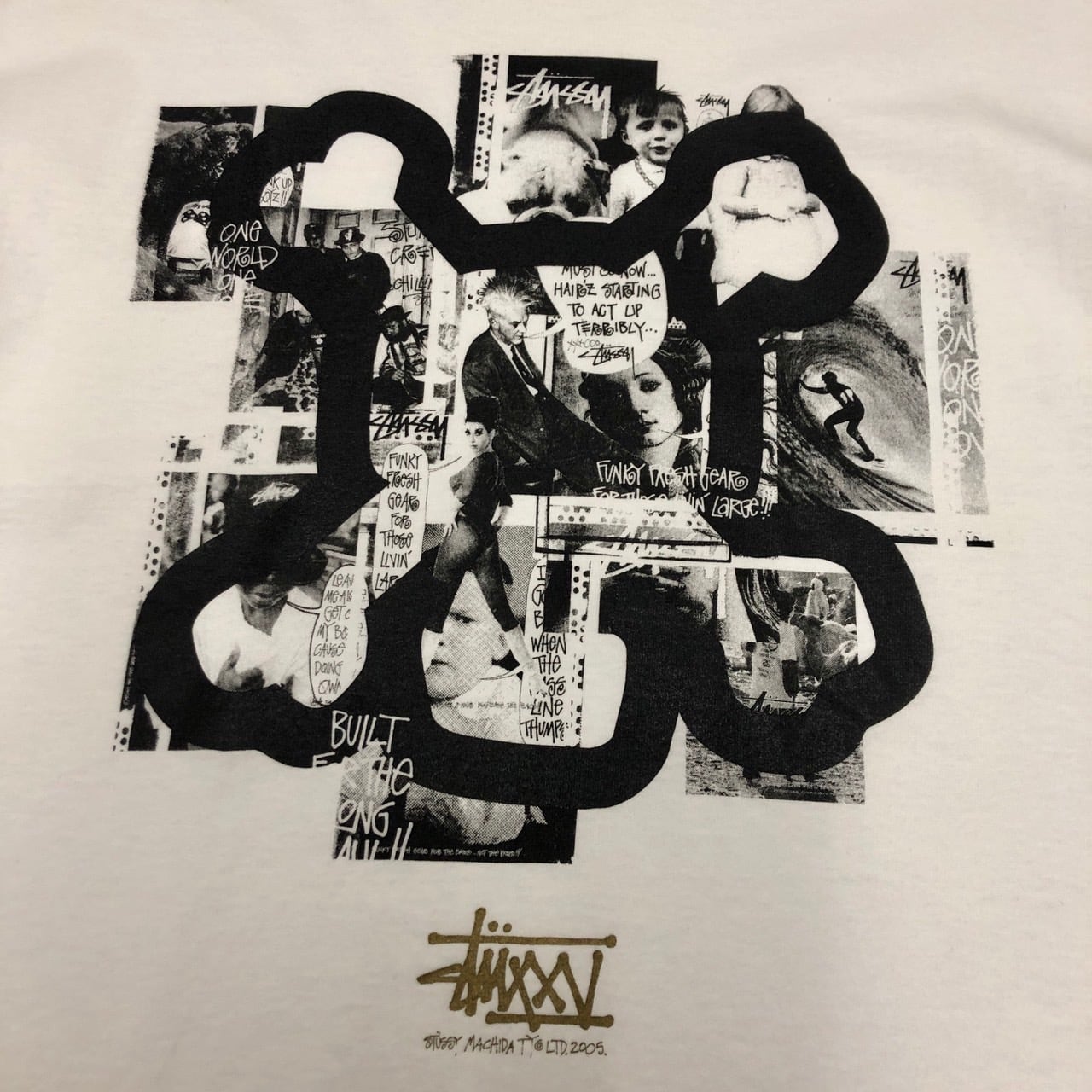00s STUSSY/25th Anniversary 町田チャプト限定Tee/M/25周年記念/T
