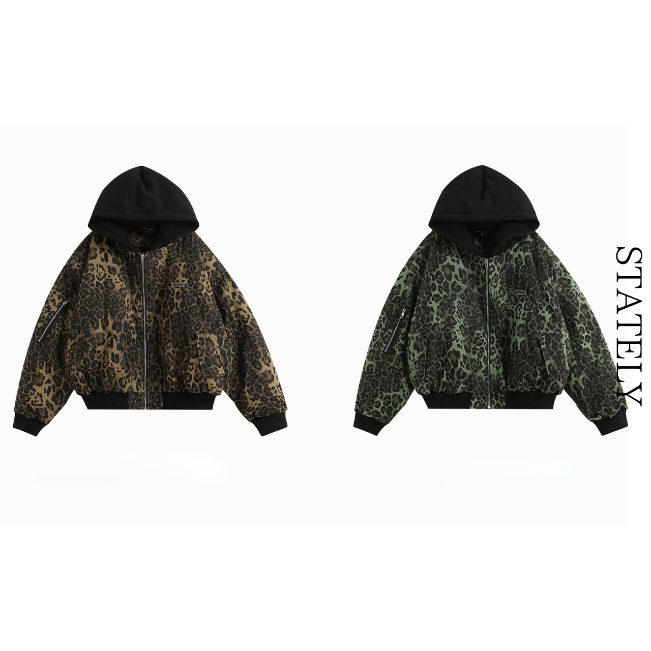 Leopard Hooded Jacket/2color_O23・画像3