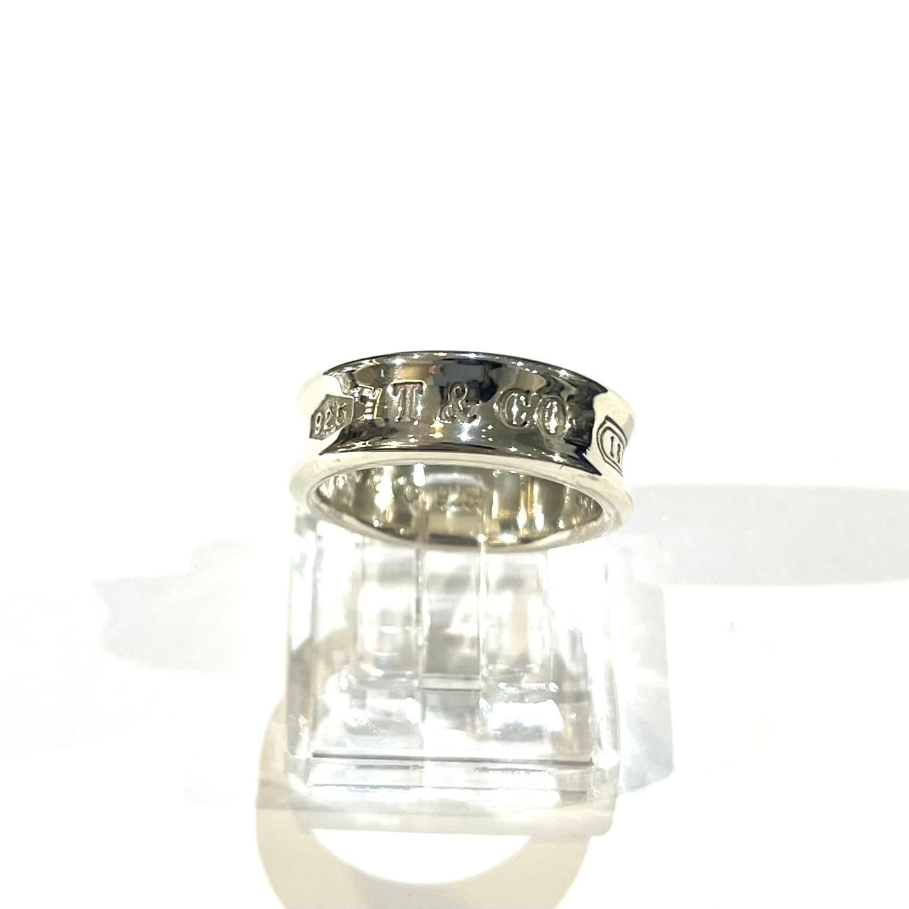 TIFFANY&CO】 【12.5号】2465T&CO ティファニー ナローシルバー925