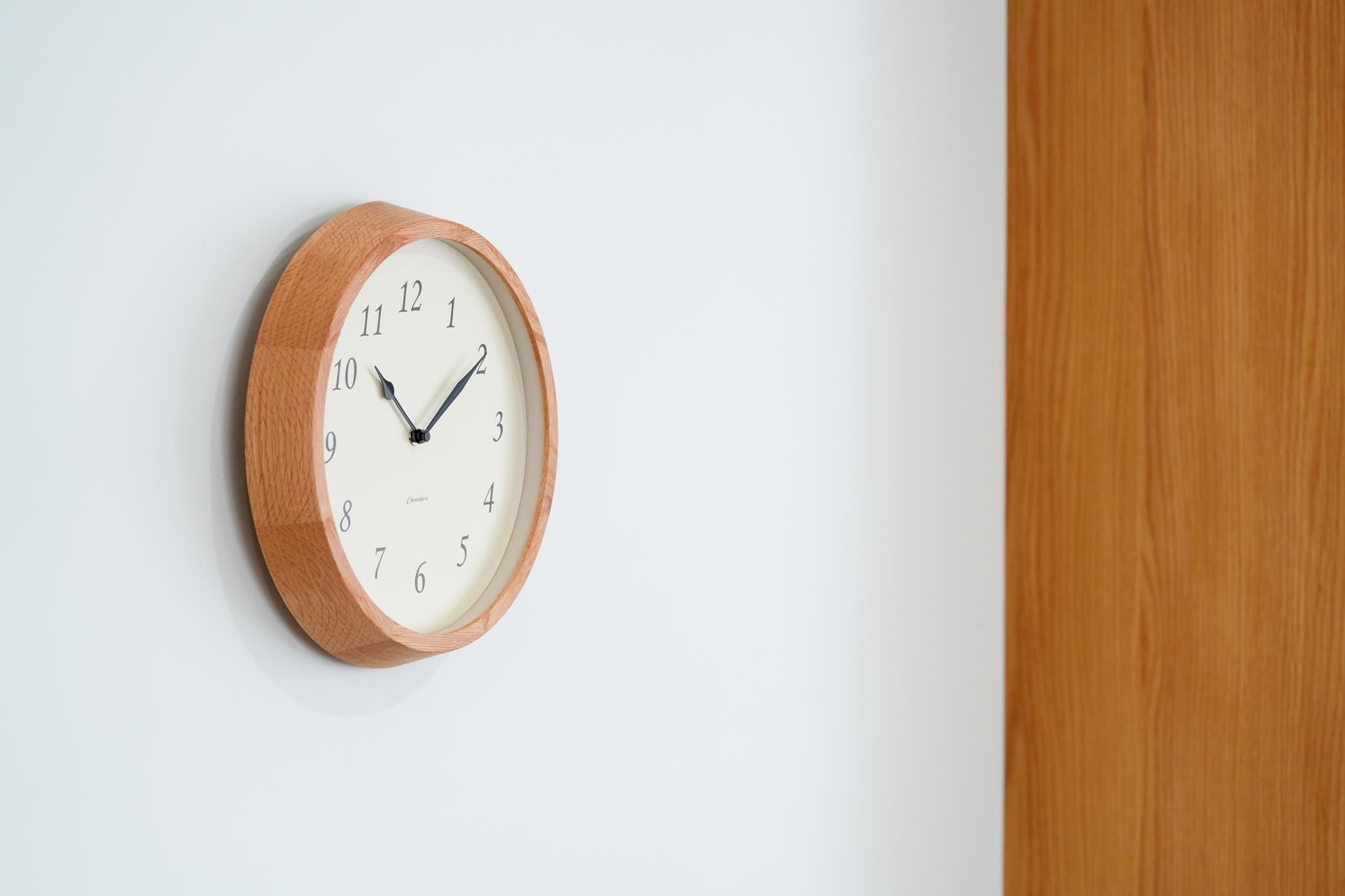 電波時計 Clair CLOCK OAK | シャンブル【CHAMBRE】byインターゼロ