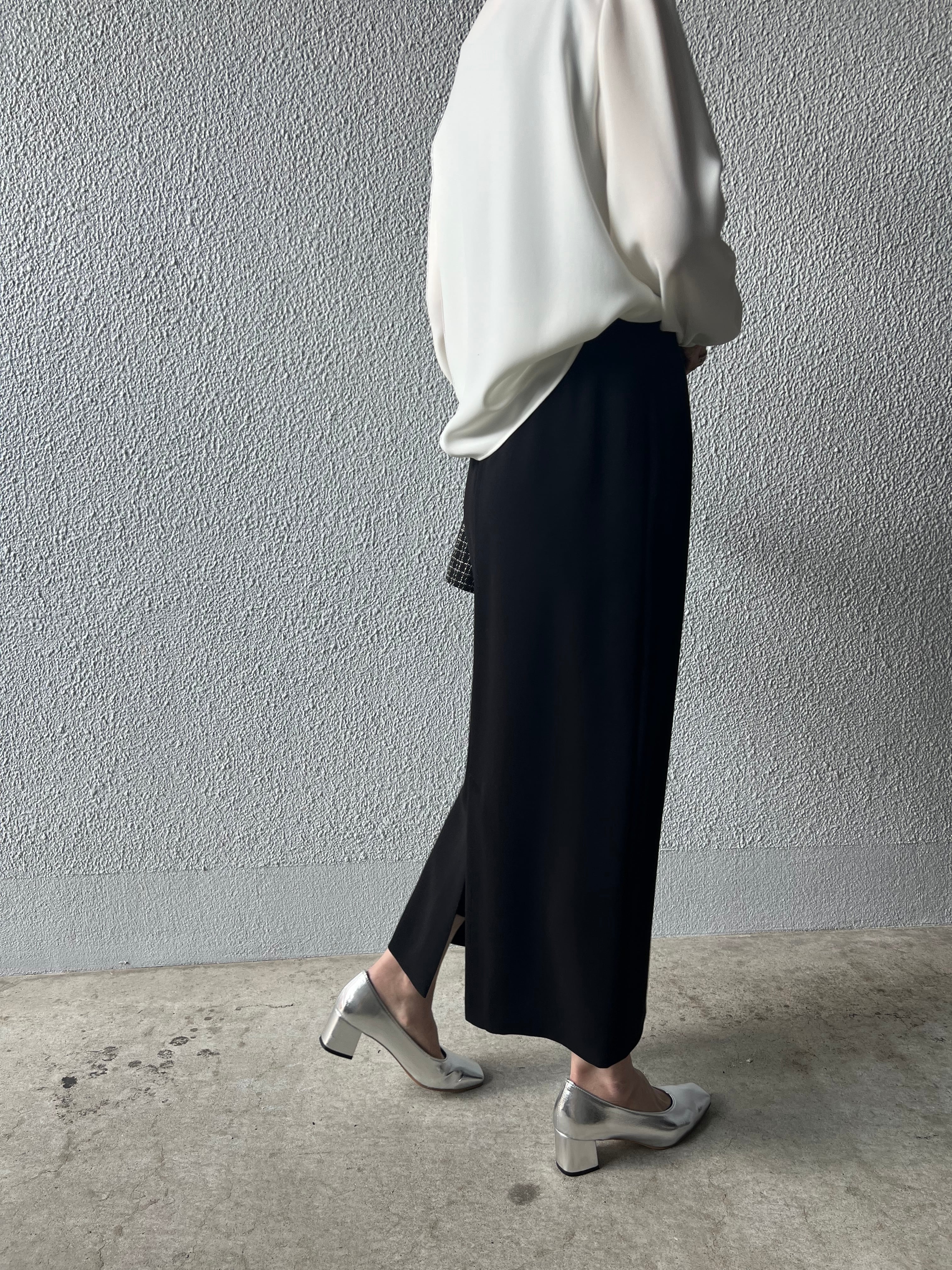 【PASSIONE】ジョーゼットタイトスカート 536612