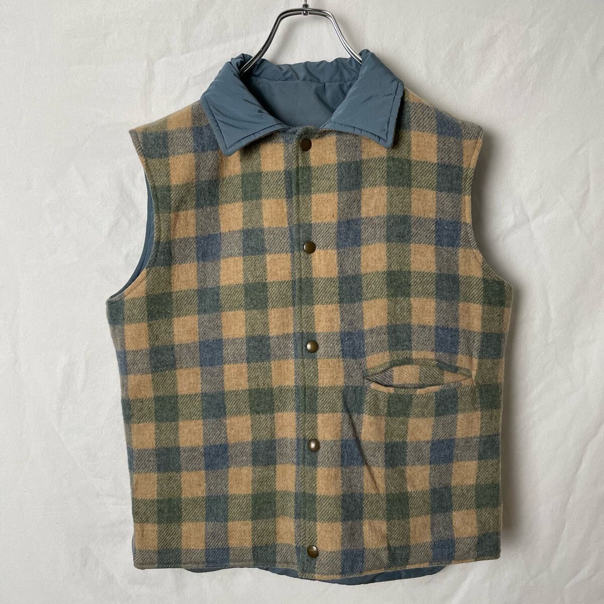 70's ヴィンテージ　WOOLRICH ウールチェックベスト