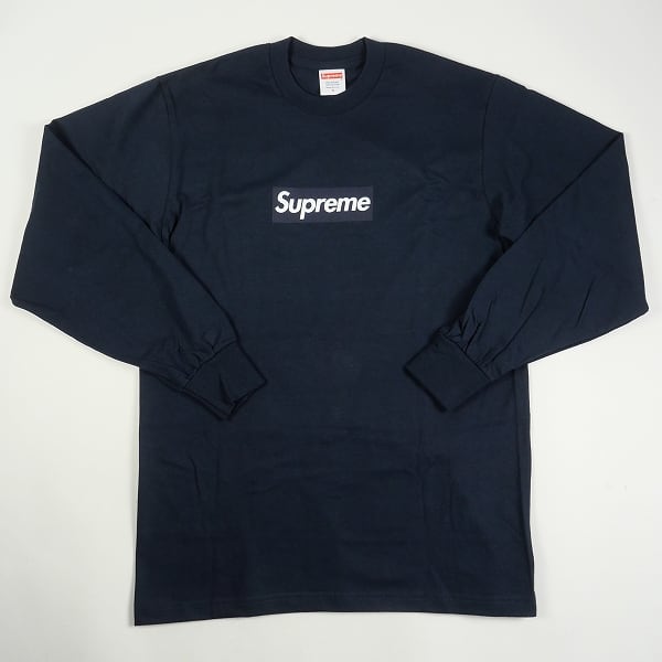 Supreme Box Logo 20AW L/S Tee ロンT 黒