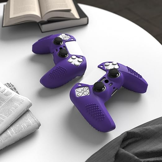eXtremeRate PlayVital ps5コントローラーに対応用保護カバー、滑り