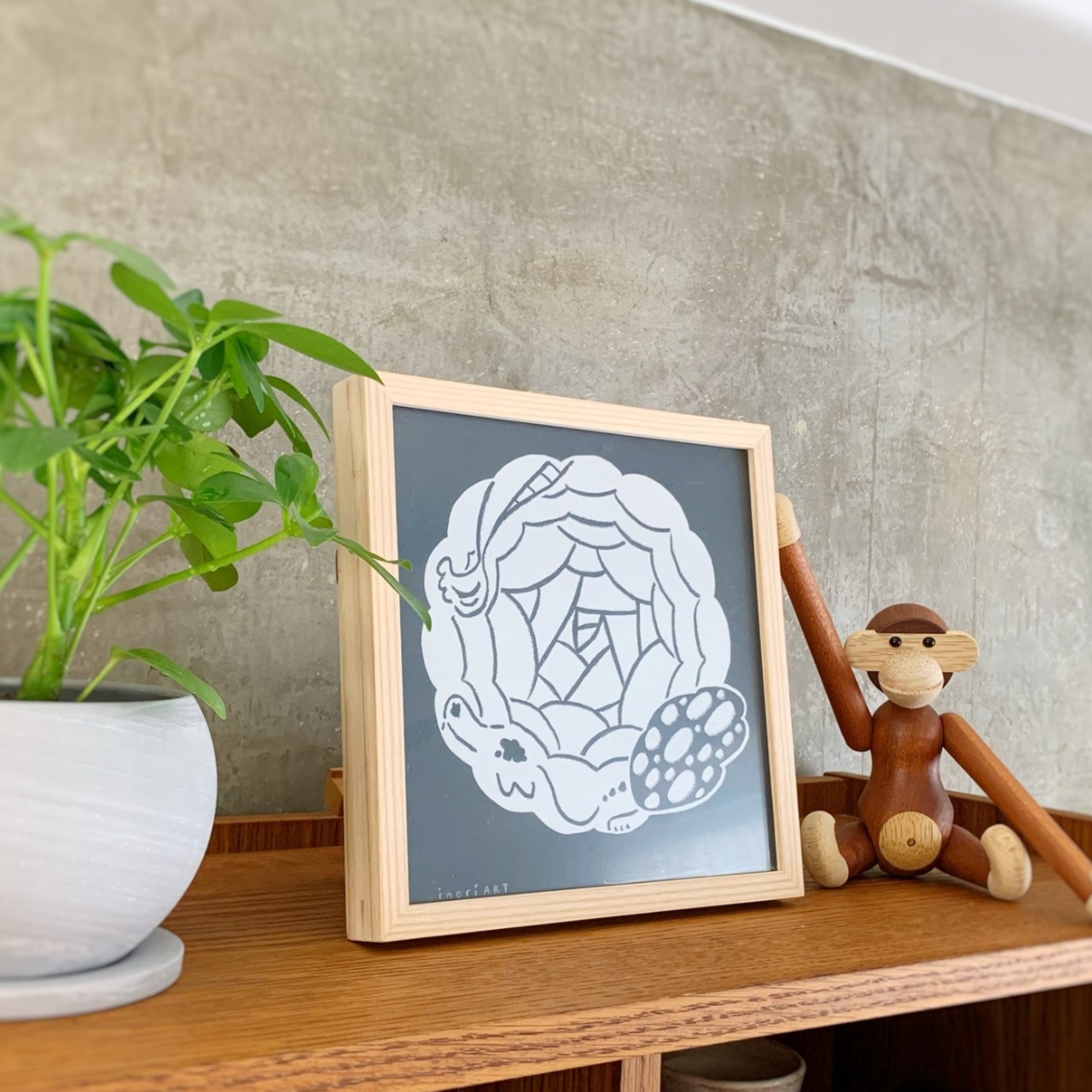 アートポスター 版画 フレーム付き おしゃれ 人気 北欧 風水 玄関 絵 正方形 インテリア 花 モダン 白 龍 バラ