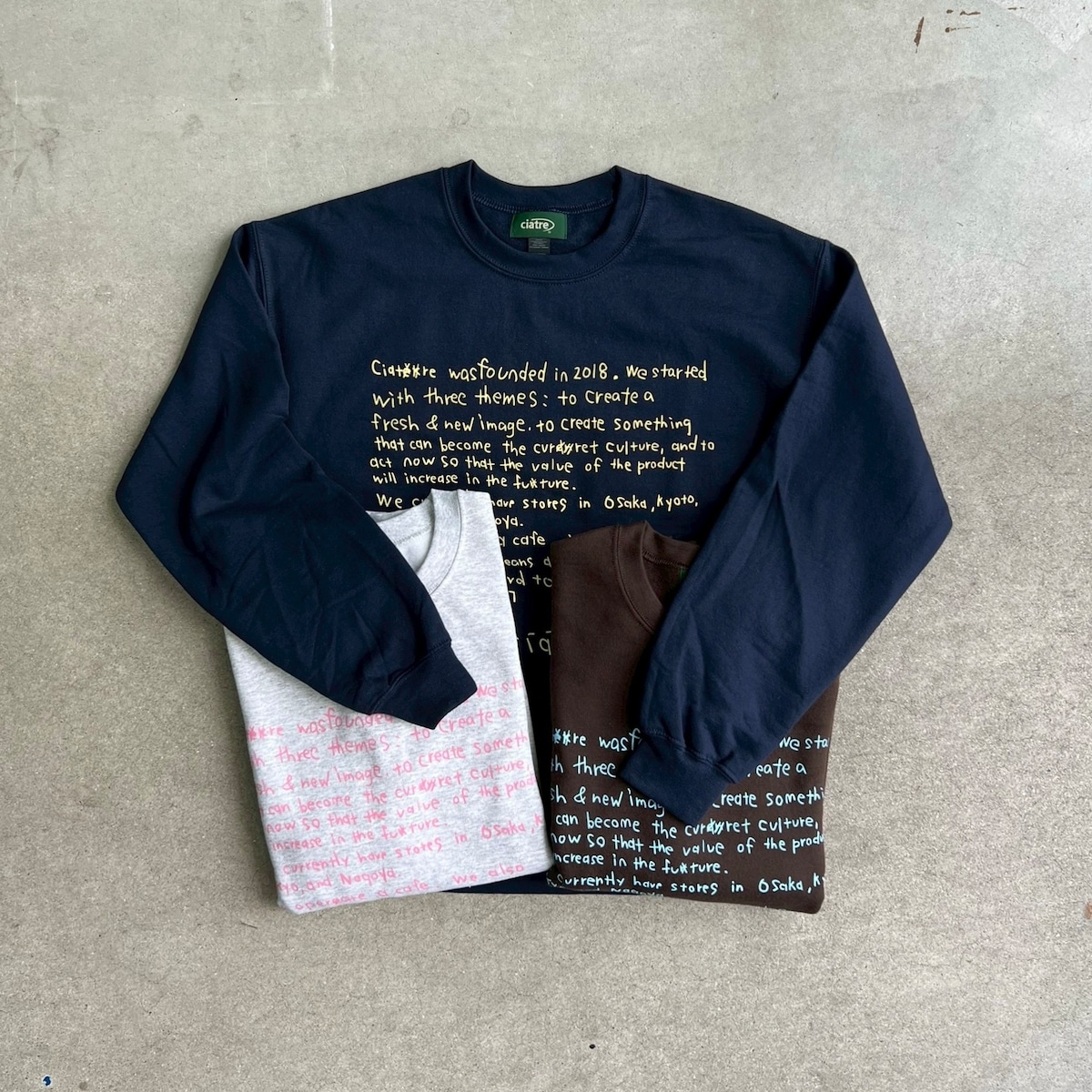 ciatre mistake concept sweat top | 2025 ciatre