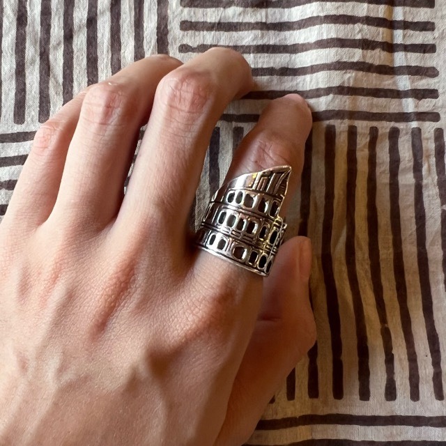 TOPANGA Jewelry  OLD CITY Ring　Size 15 16　オールドシティリング　街並み　建物　指輪　リング　プレゼント