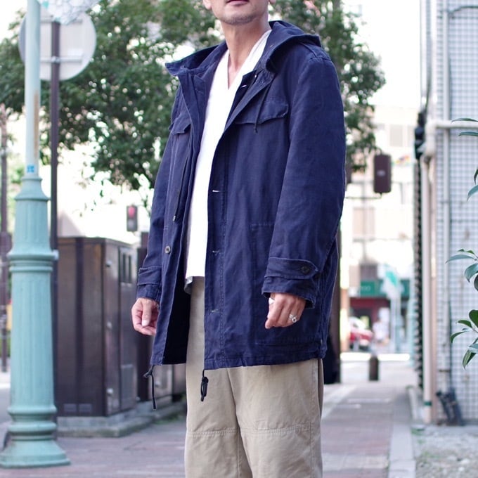 1990s German Navy Field Parka / ドイツ軍 コットン パーカー 古着