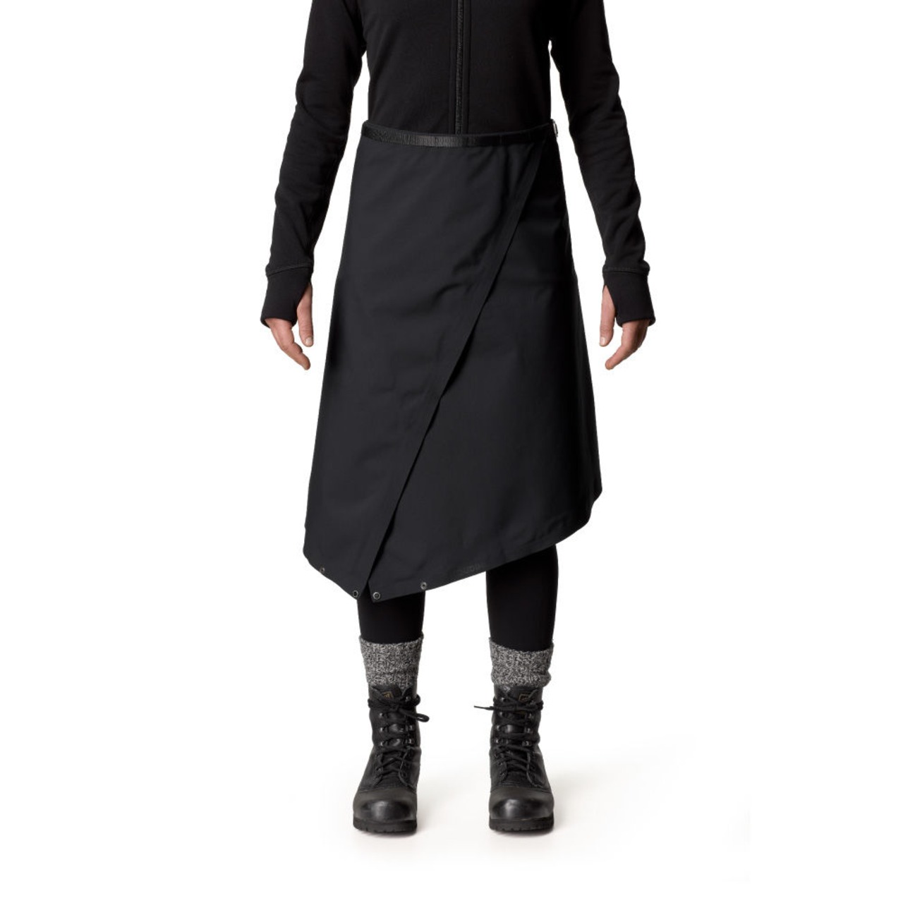 HOUDINI / THE SQUARE / レインスカート / ブラック