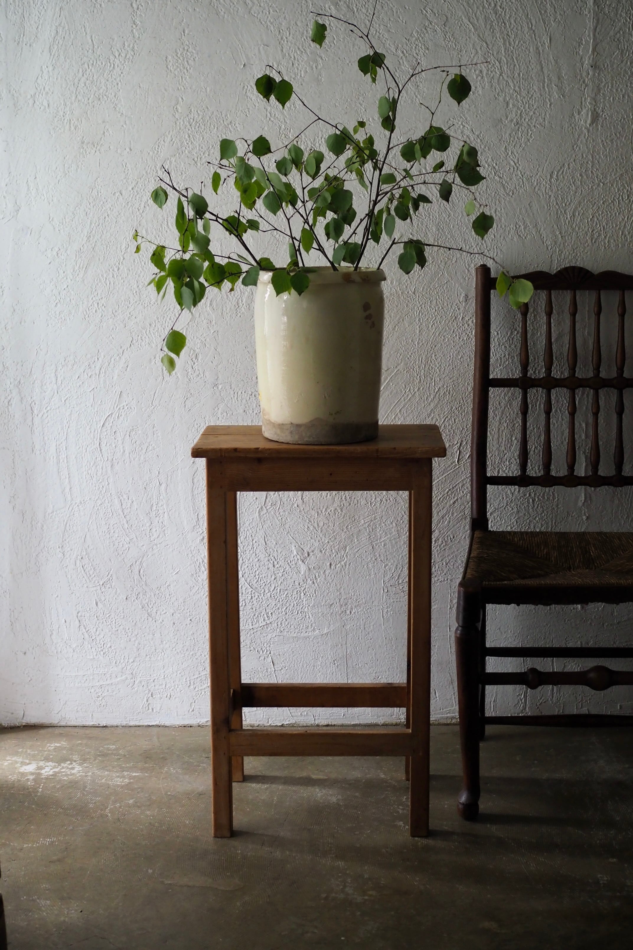 パインの花台-vintage wood plant stand | アンティーク.ヴィンテージ