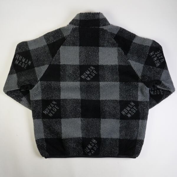 【XL】HUMAN MADE Check Boa Fleece Jacket