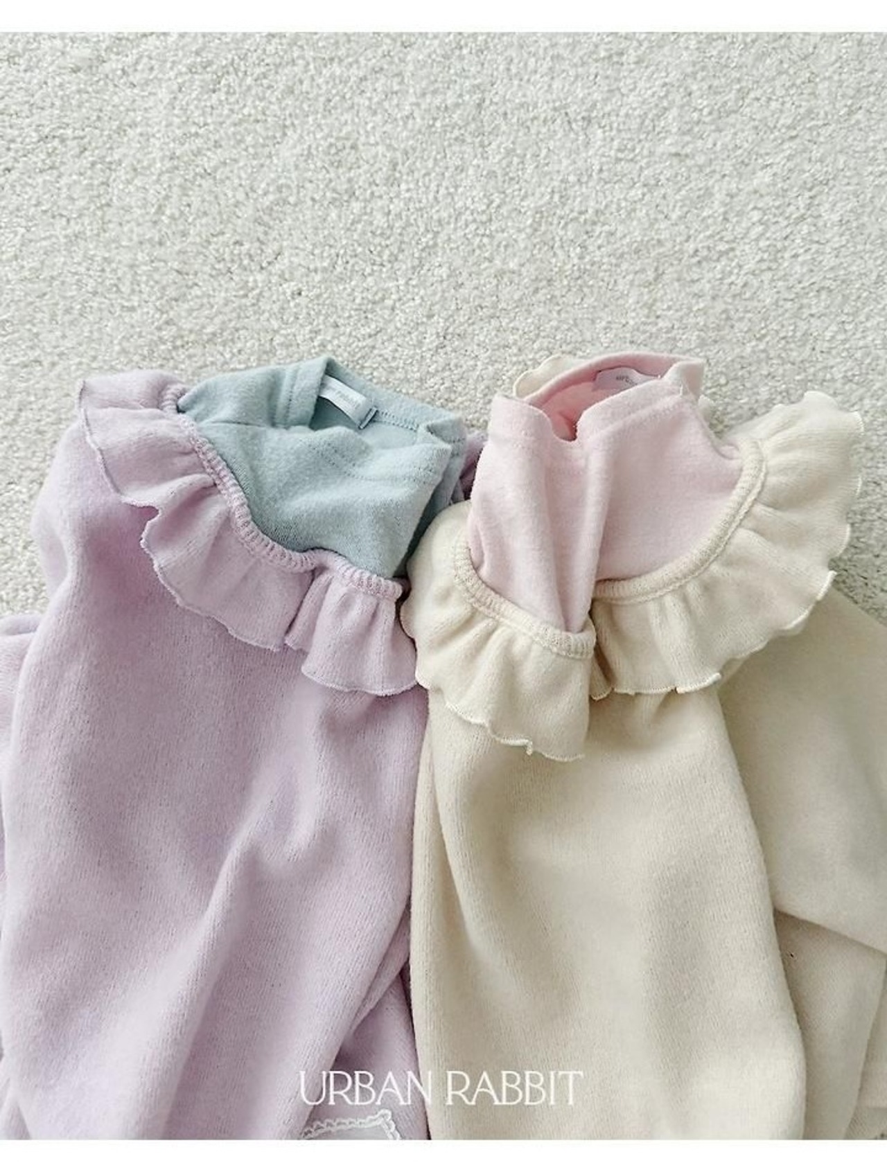 アーバンラビット / URBAN RABBIT / バニーフリルロングT / 韓国子供服 / キッズ / 26winter〖取寄〗*XS~XL*