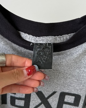-Maxell- Vintage 90s Ringer T-Shirt