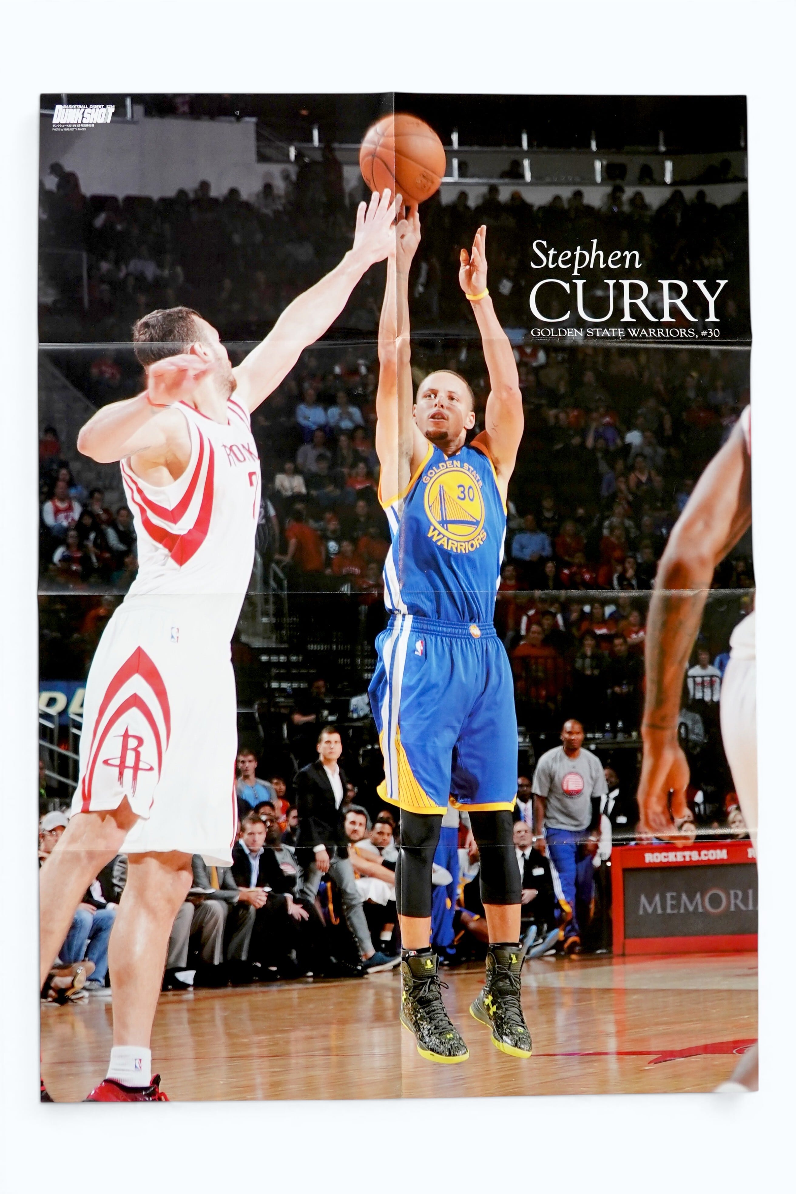Stephen Curry / ステフィン・カリー / Anthony Davis / アンソニー・デイビス / NBAバスケットボール大判両面ポスター / DUNK SHOOT / B2相当