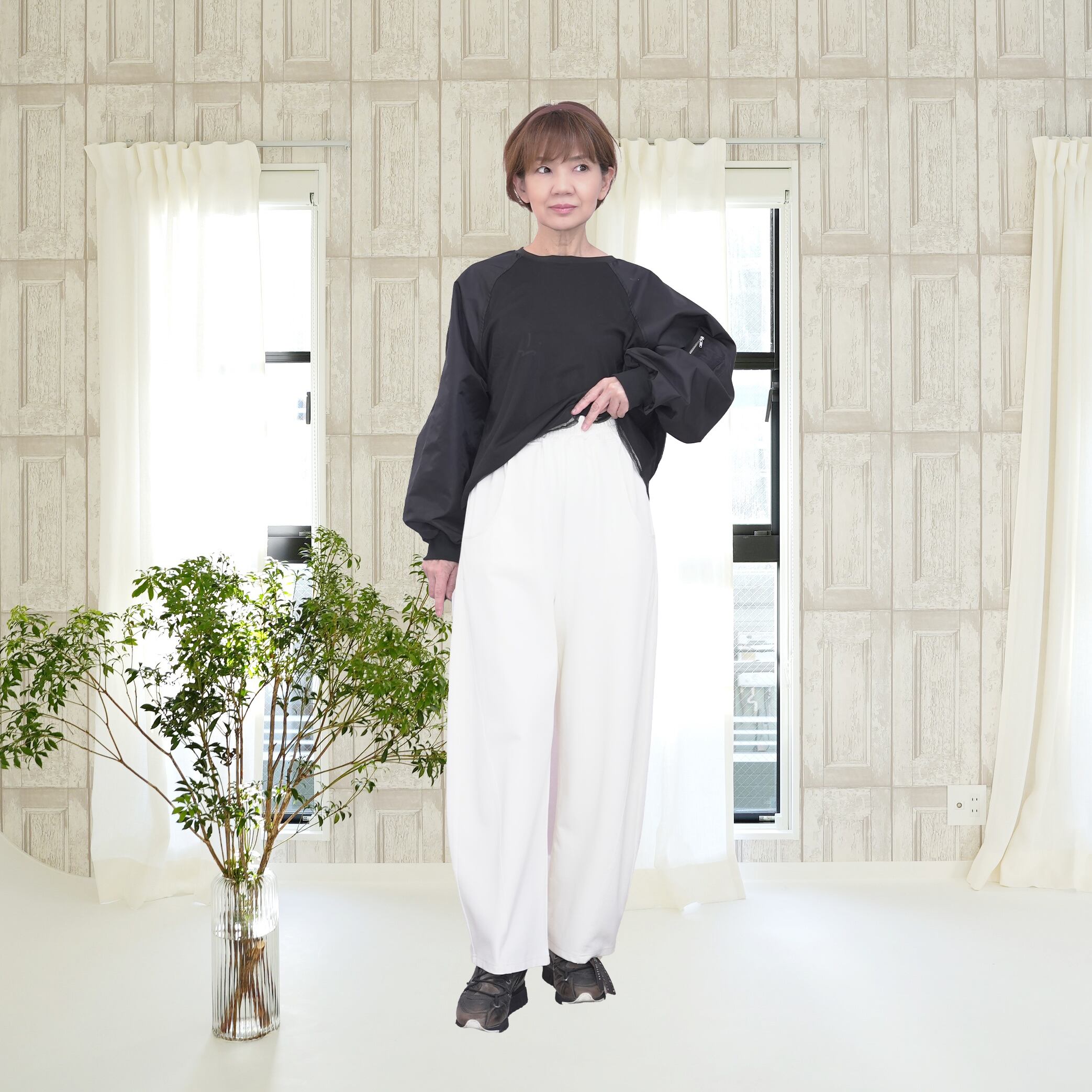 ワイドカーブパンツ