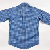 Brooks Brothers ブルックス ブラザーズ チェック ノンアイロン オックスフォード BD 長袖シャツ M/ブルー