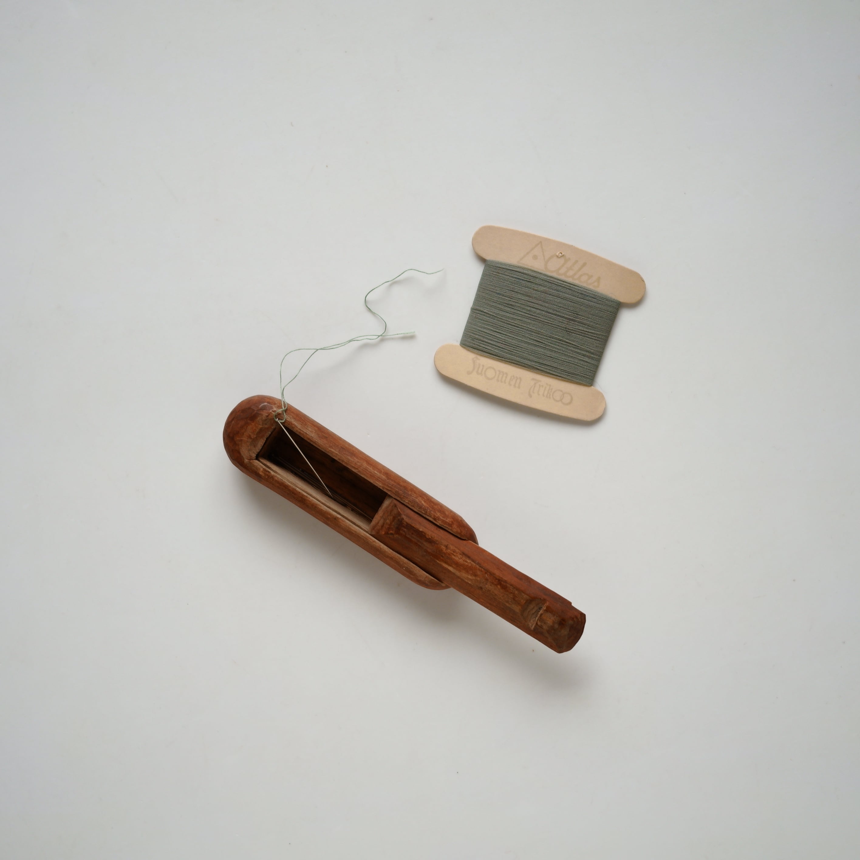 Wooden Needle Case