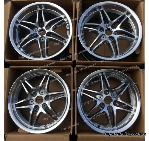 16インチ 17インチ B VII スタイル ホイール スマート フォートゥー 3x112 4 グレーセット -BRN-12673 鍛造 ★