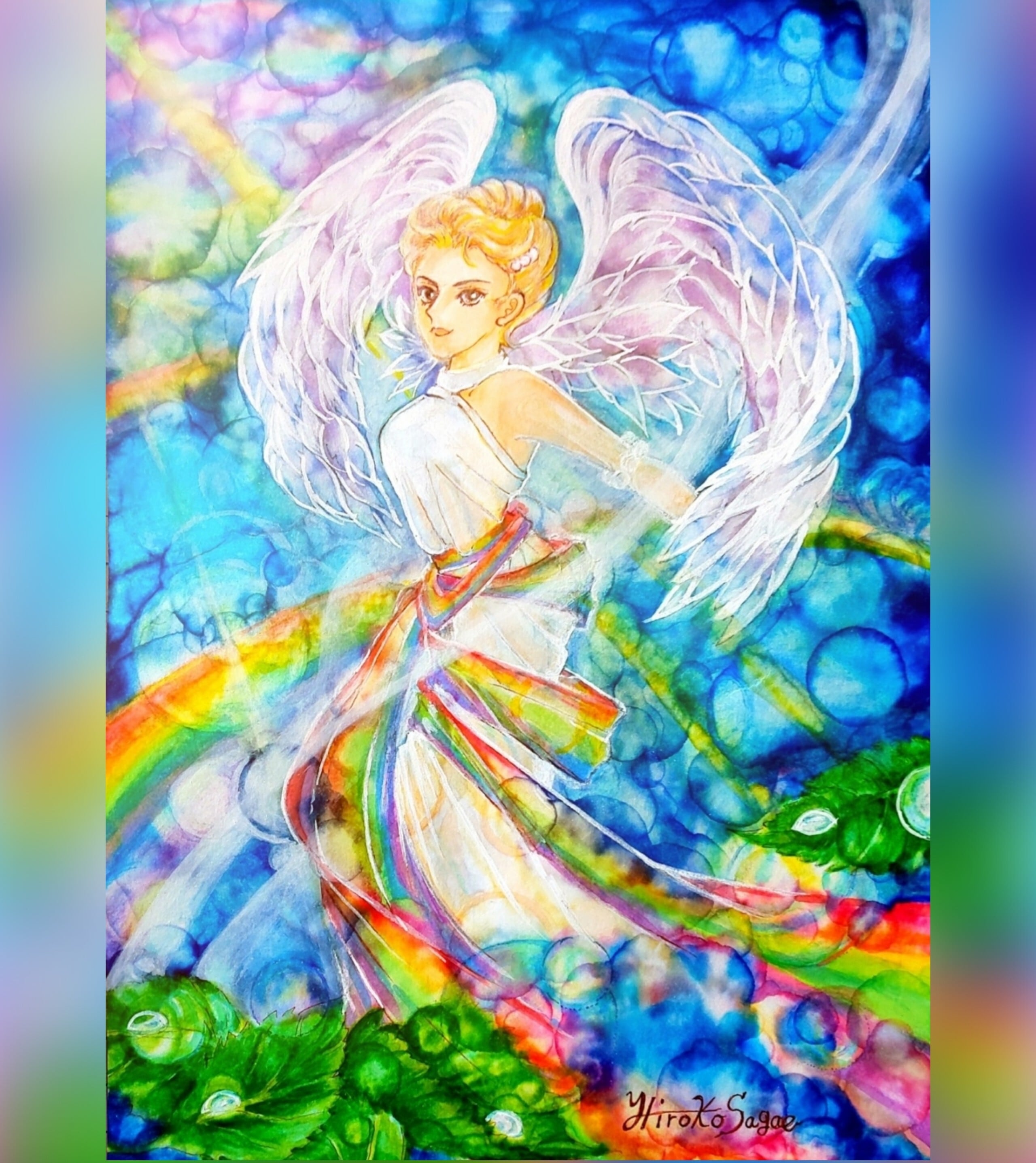 天使　女神　羽　レトロ　シルバー　リング　アクセサリー　ユニセックス　妖精
