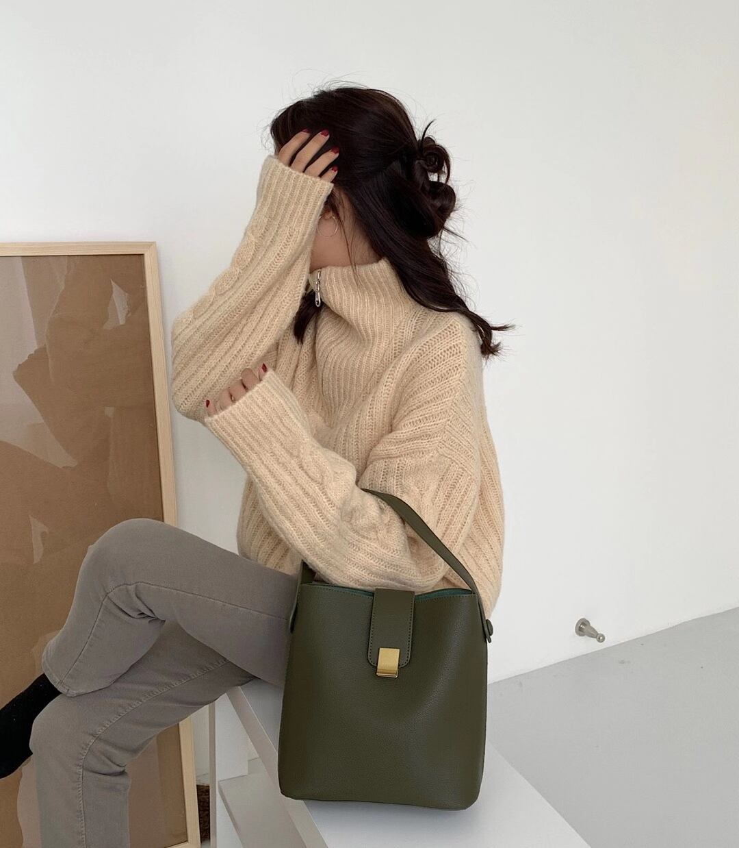 2WAY バックルバッグ　AS75-9948