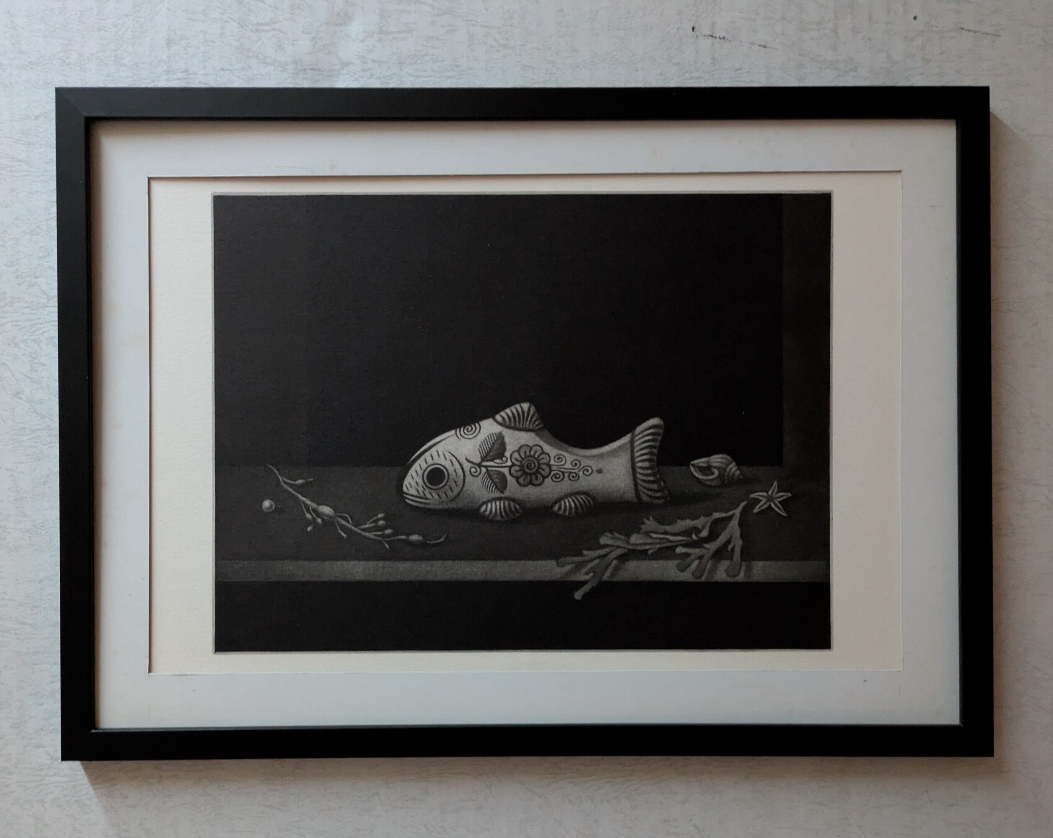 J長谷川潔の500部限定作品 「飼いならされた小鳥、花と種」 | Heart