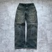 00s ブラック ダブルニー Carhartt B01 BLK 32×34