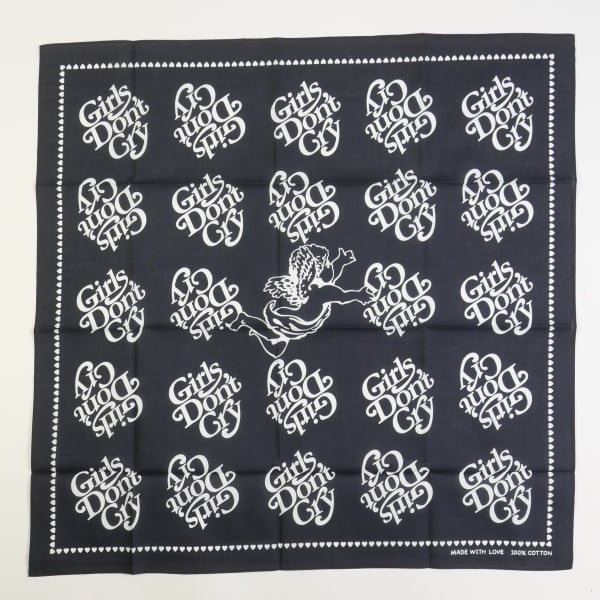 Girls Don't Cry GDC バンダナ ブラック