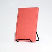 Multi-log note - 【ドット方眼・五段階評価】北欧オレンジ / A6変形 / ハードカバーノート