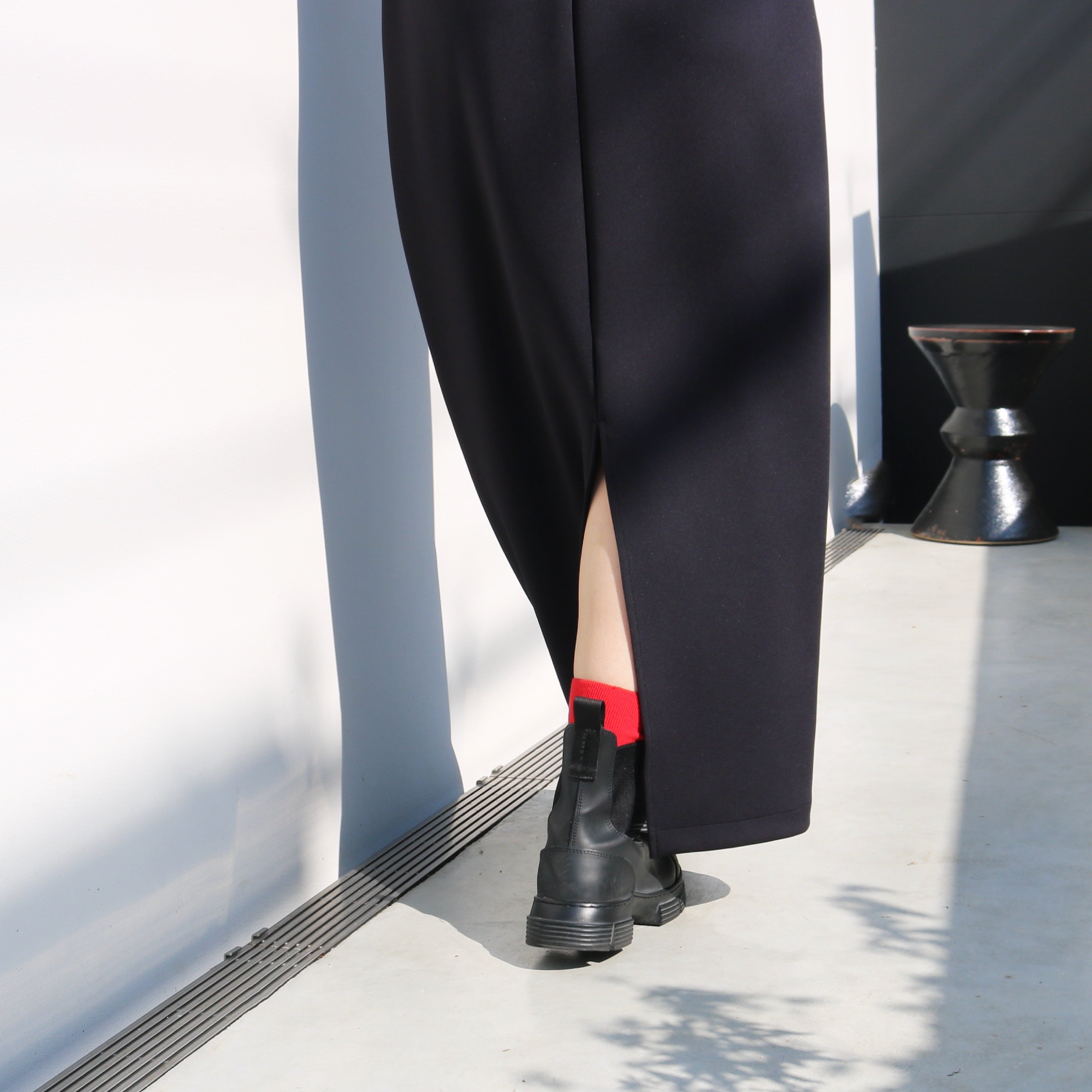 U-neck one-piece -made in Japan - | aéré