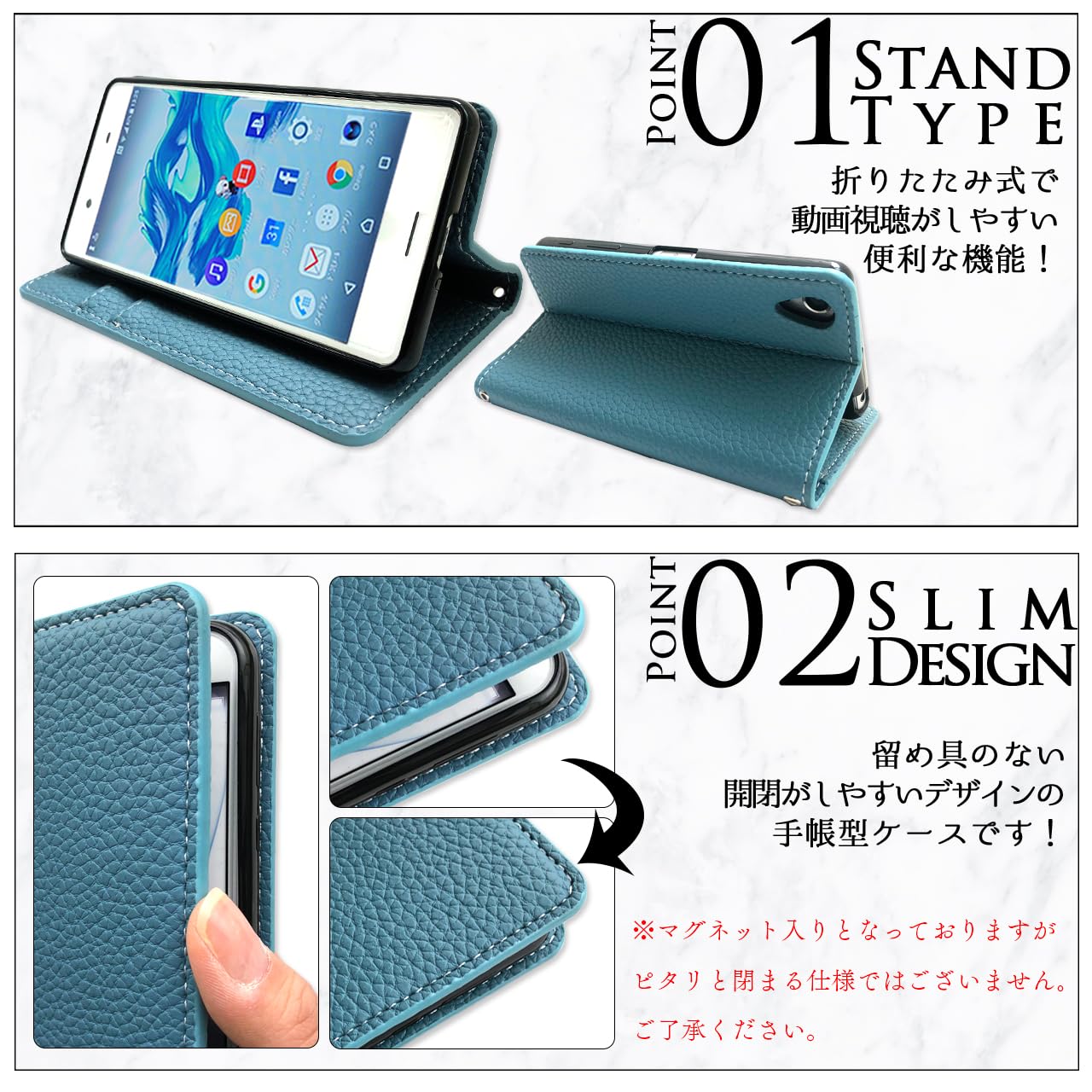 OPPO Reno5 A 用 手帳型 ケース カバー Reno5A オッポ リノ5A スタンド