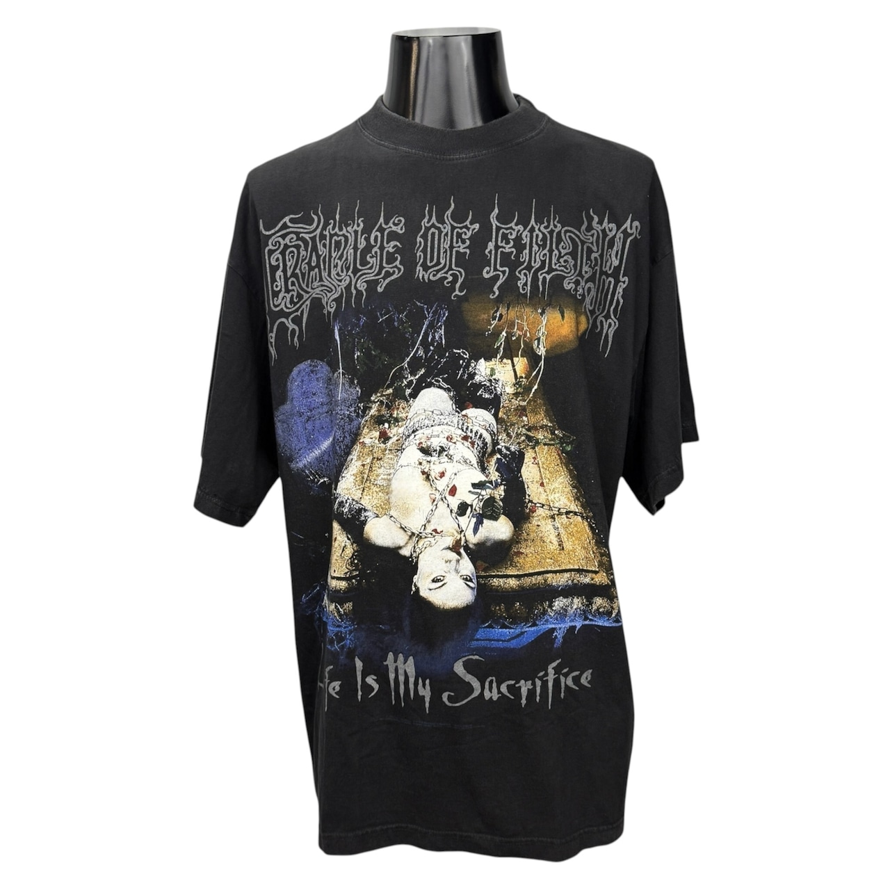【CRADLE OF FILTH】クレイドル・オブ・フィルス "Life Is My Sacrifice" 90's Vintage Tシャツ