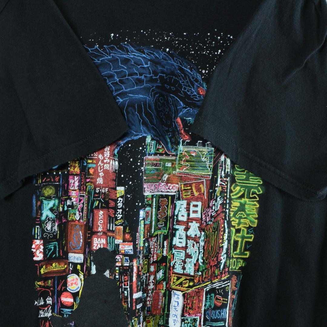 USA godzilla USA ゴジラ Tシャツ 半袖 レトロ 怪獣シティ 90s USA godzilla USA ゴジラ Tシャツ 半袖 レトロ 怪獣シティ 90s