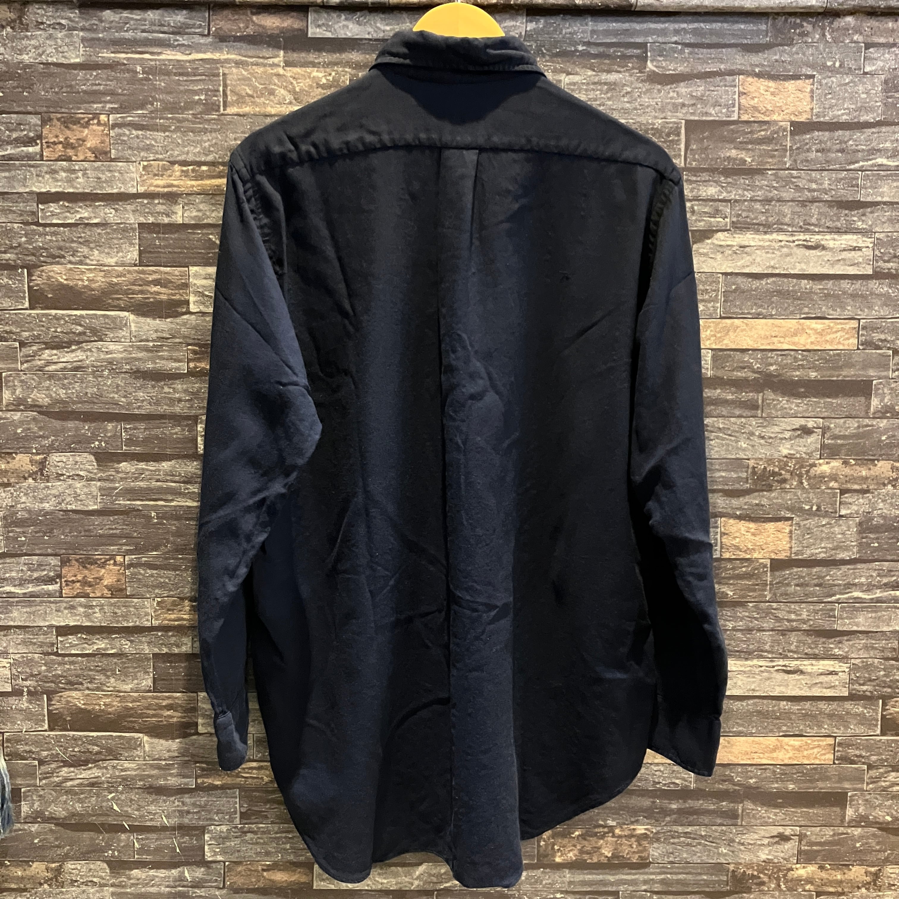 BROOKS BROTHERS WOOL/COTTON B.D SHIRT NAVY 1980'S OLD | safarionline