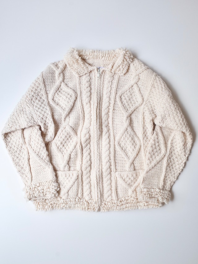 Ecuador hand knit loop cardigan