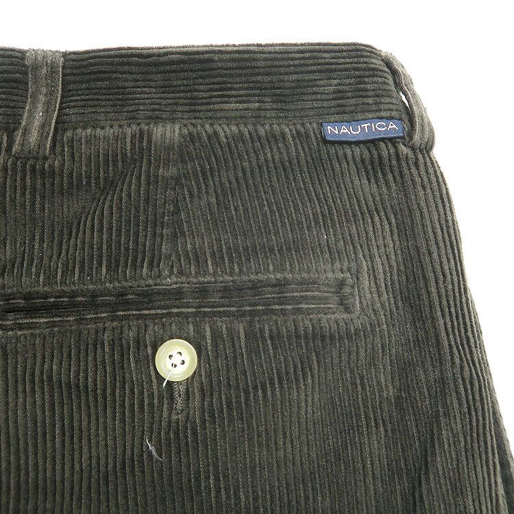 古着 ノーティカ NAUTICA 太畝 ツータック コーデュロイパンツ