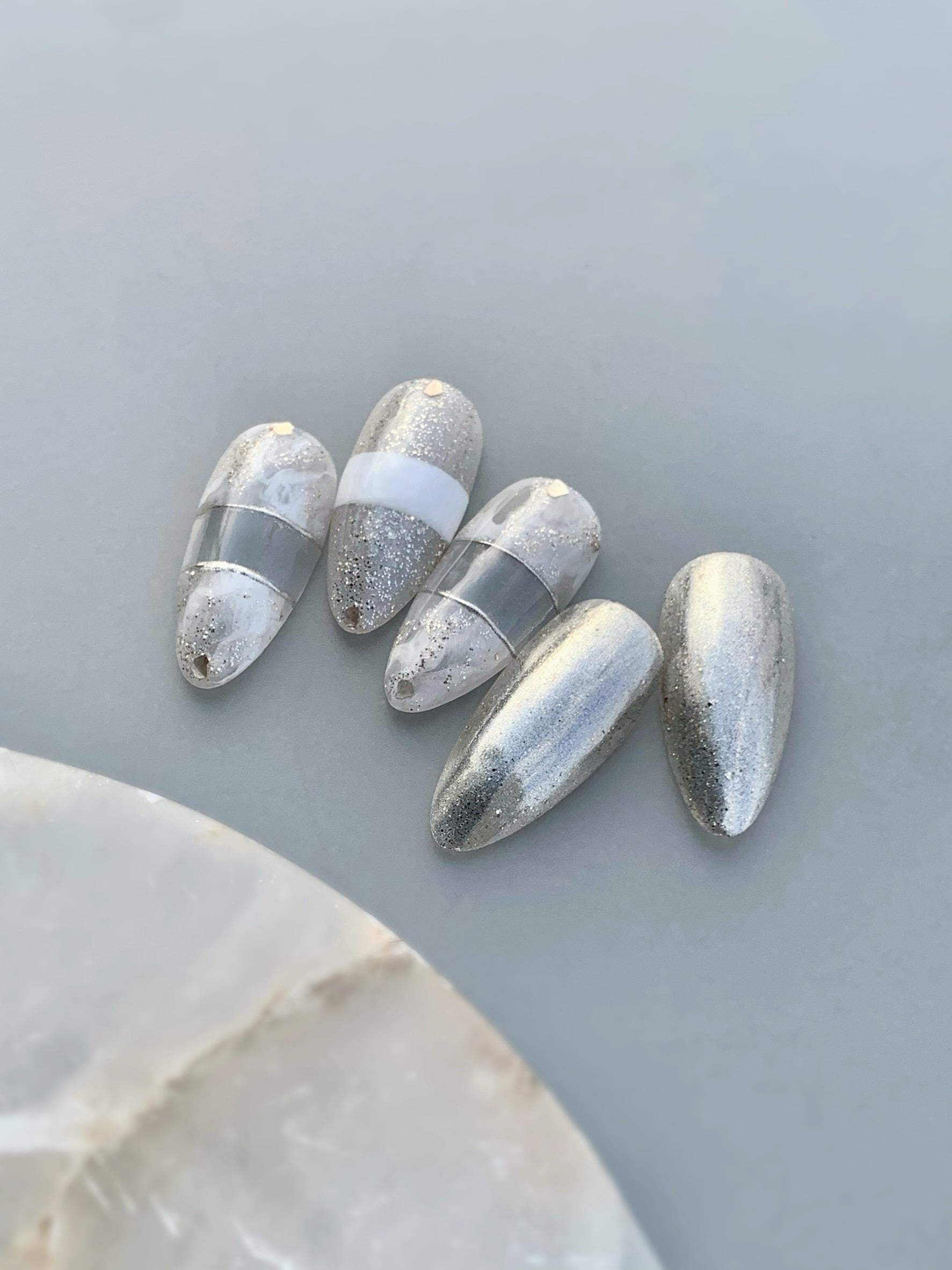 シークレット ネイルケア コレクション G161-G163 Shake glitter series | atelier NOVEL