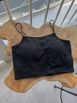 cropped lib cup camisole