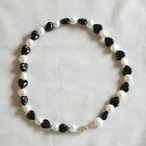 PALA【 womens 】onyx & pearl & hand parts necklace