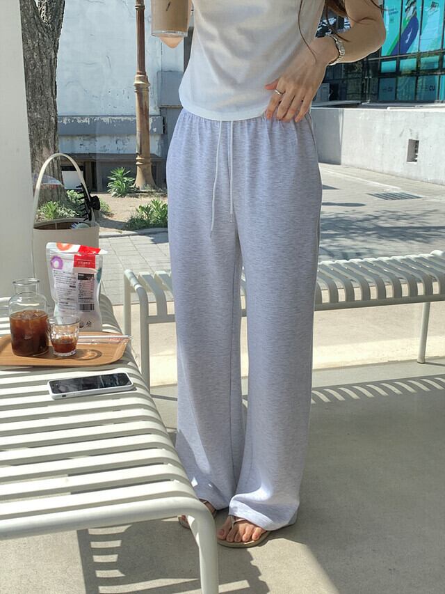 (即納) muret / Frow pants (melange gray / short )