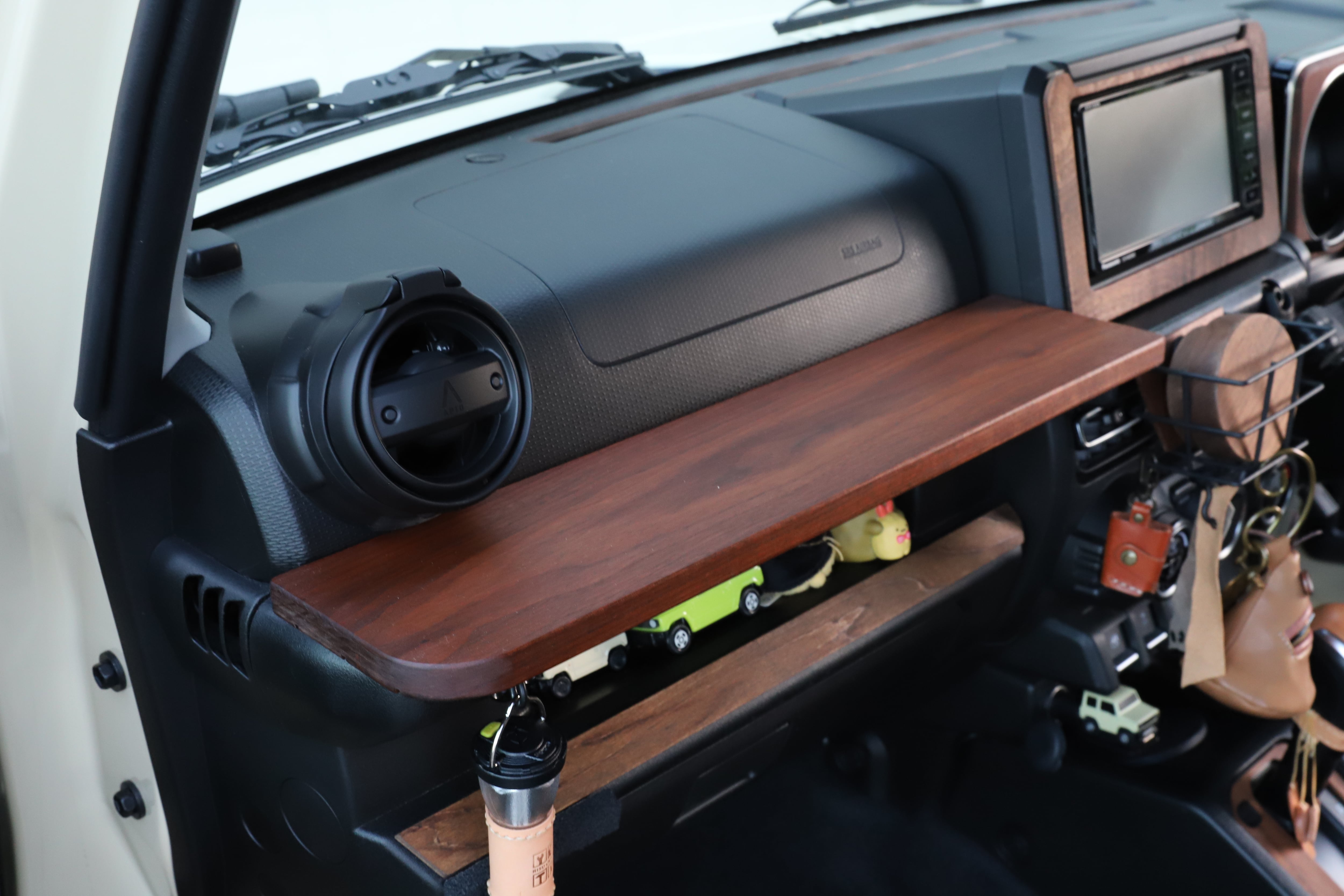 ジムニーJB64 74 KJ WORKS ウッドミラー！ チェリー無垢材　日本製 KJ WORKS ジムニーウッドミラー JB64/JB74 【公式通販】