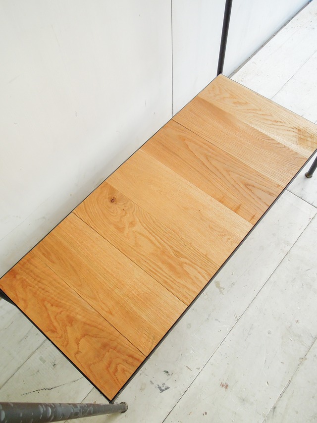 アイアンハンガーラック アイアン家具×ホワイトオーク (アパレルショップ向け店舗什器)W1000✕H1500