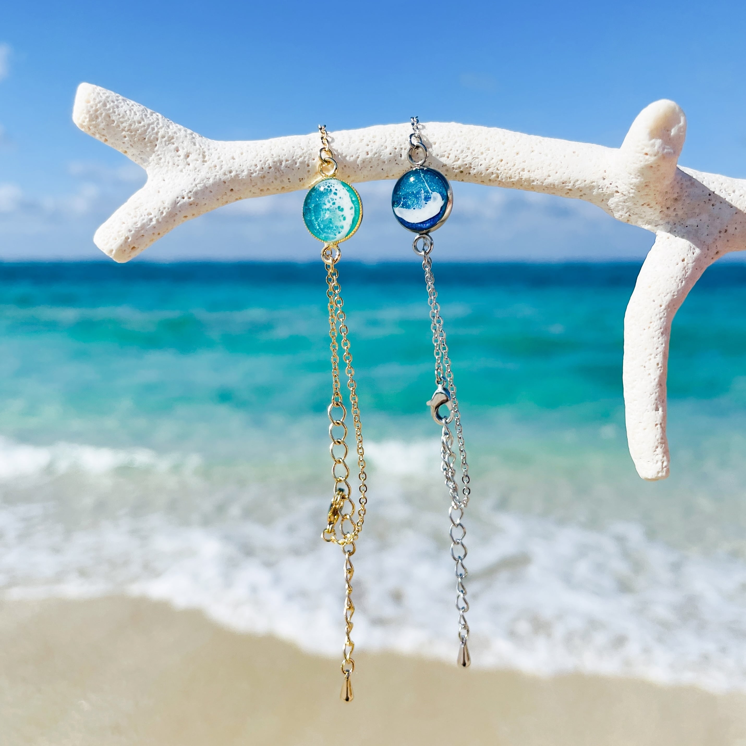 インテリア雑貨　海の置き物　オーシャンアート　アクセサリートレイ　美ら海　沖縄 インテリア雑貨 海の置き物 オーシャンアート アクセサリートレイ 美ら