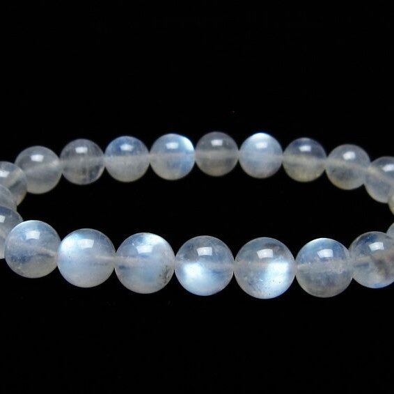 ムーンストーン ブレスレット 9mm 一点物 メール便可 [M便 1/10] 111-44552