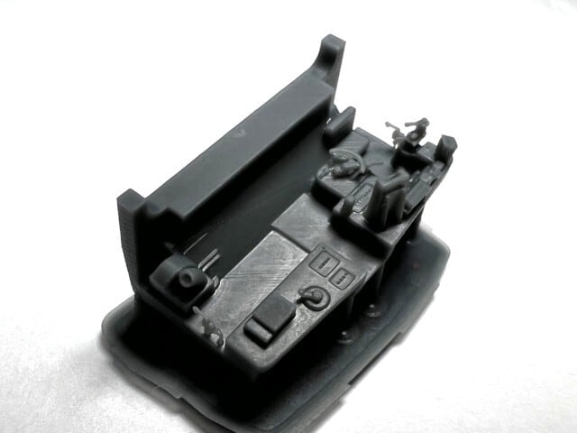 Nゲージ 】EF65用スポットクーラー付き運転台(KATO用) 未塗装1両分入