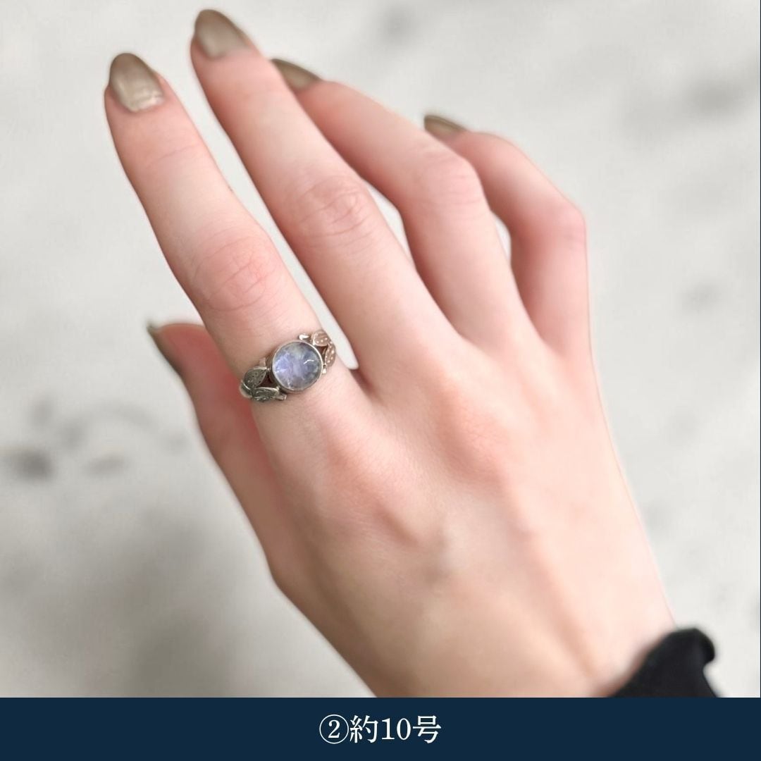 Nepali ring -silver925-【import】moon stone | maruo